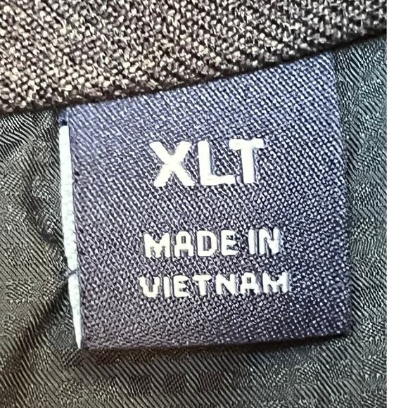 Roundtree & Yorke Men’s XL Gray/Black Quilted Zip-Front Vest – Layering Piece - Picture 4 of 9